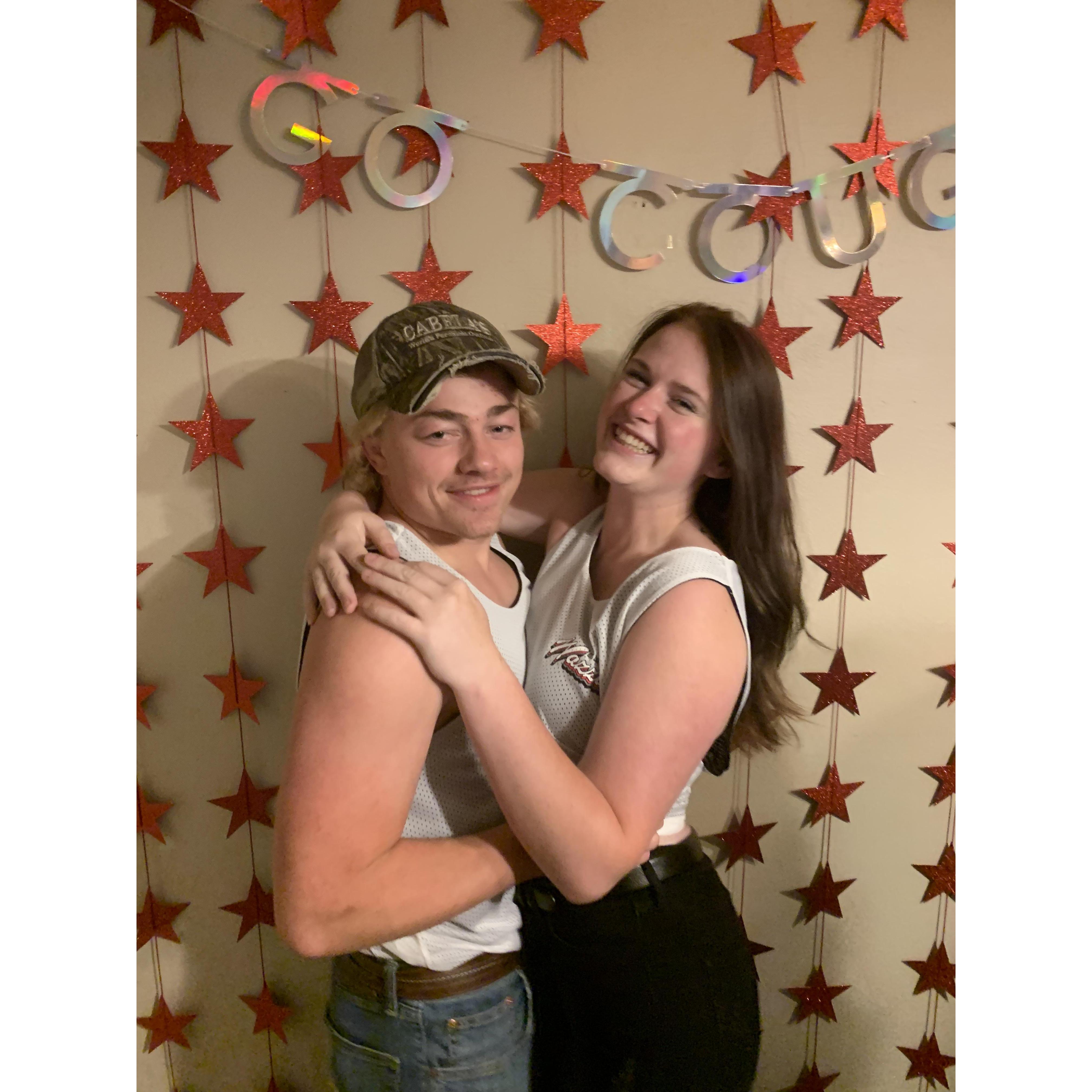 Our first and last WSU date dash together. You can obviously tell we had a lot of fun!