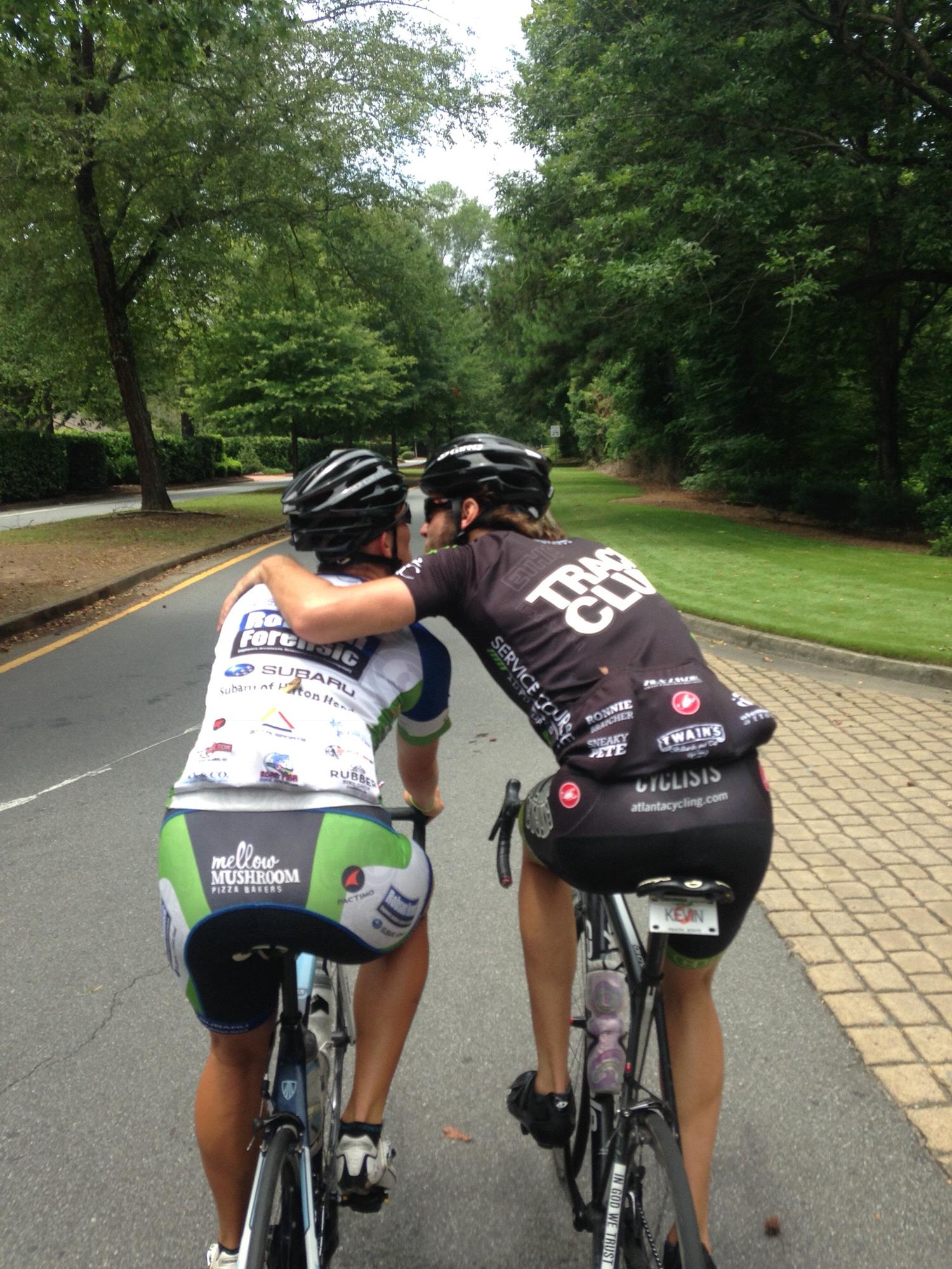 Riding bikes, as we do.
Photo Credit: Darel Christopher