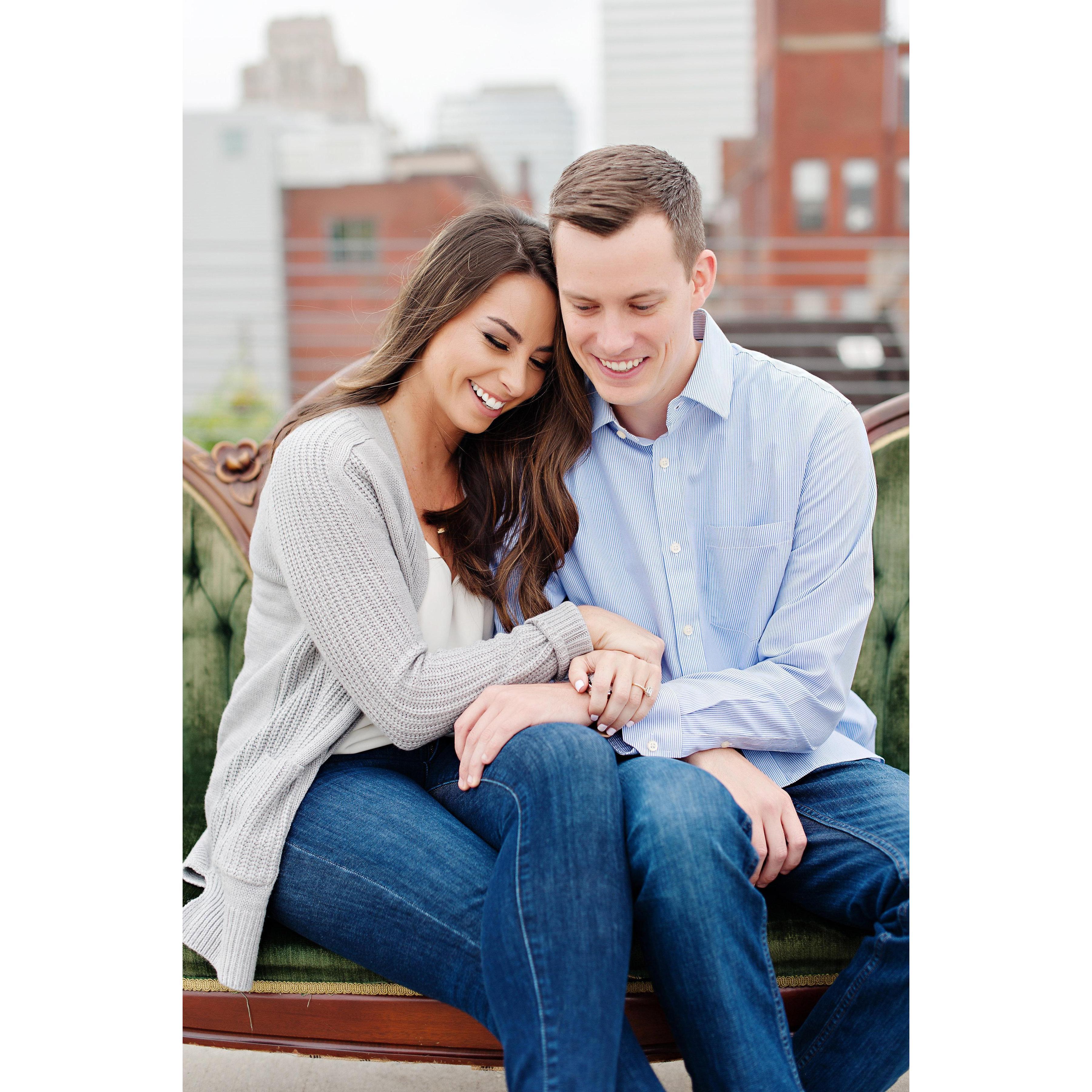 Cincinnati, OH | Engagement photos courtesy of Kortnee Kate Photography