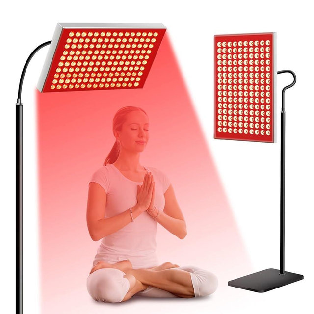Tuohun Red Light Therapy for Body & Face | 150 Dual-Wavelength LEDs (660nm Red & 850nm Infrared) Lamp with Adjustable Stand | Full Body Skin Rejuvenation, Muscle Relaxation & Home Pain Relief