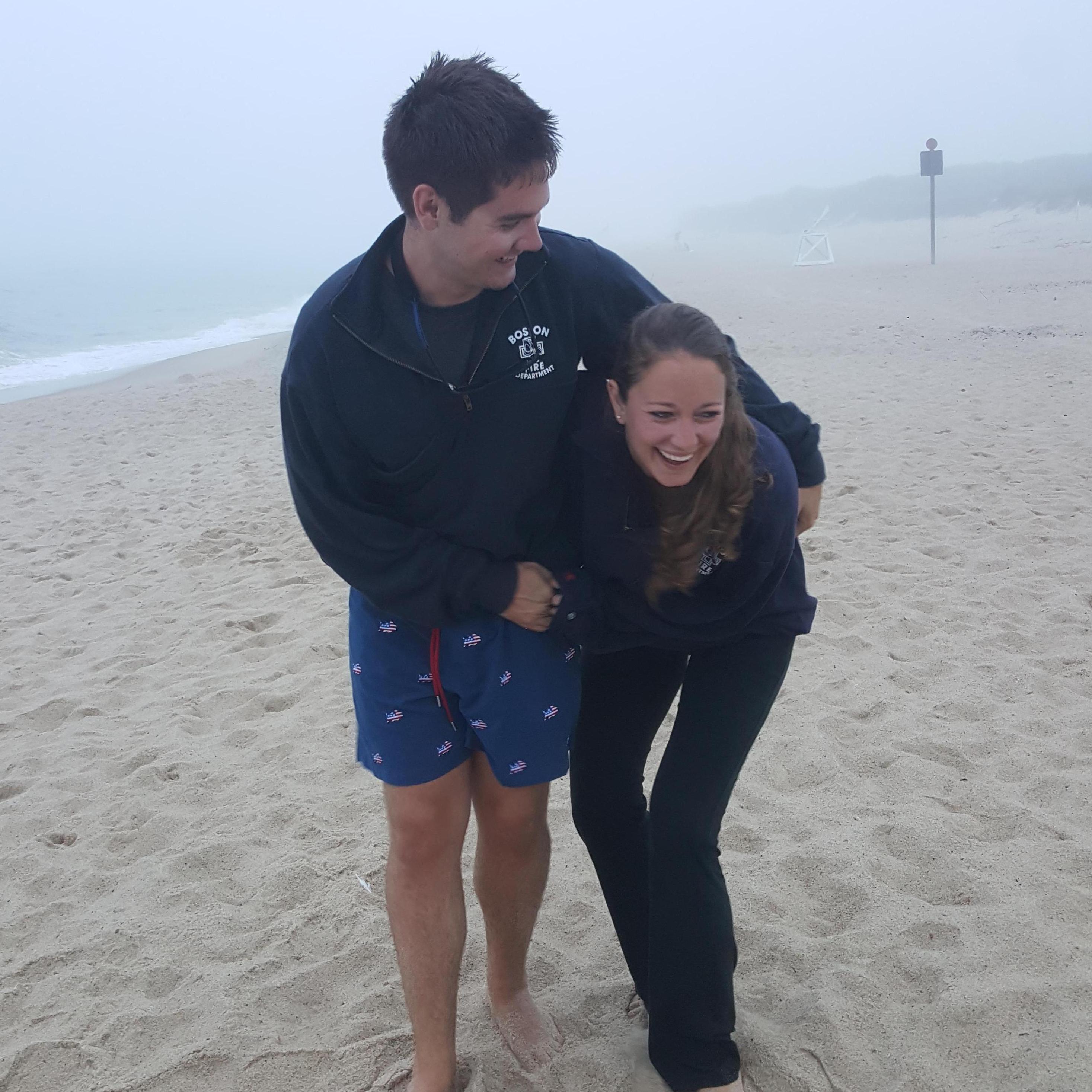 Bonfires at the National Seashore in Cape Cod