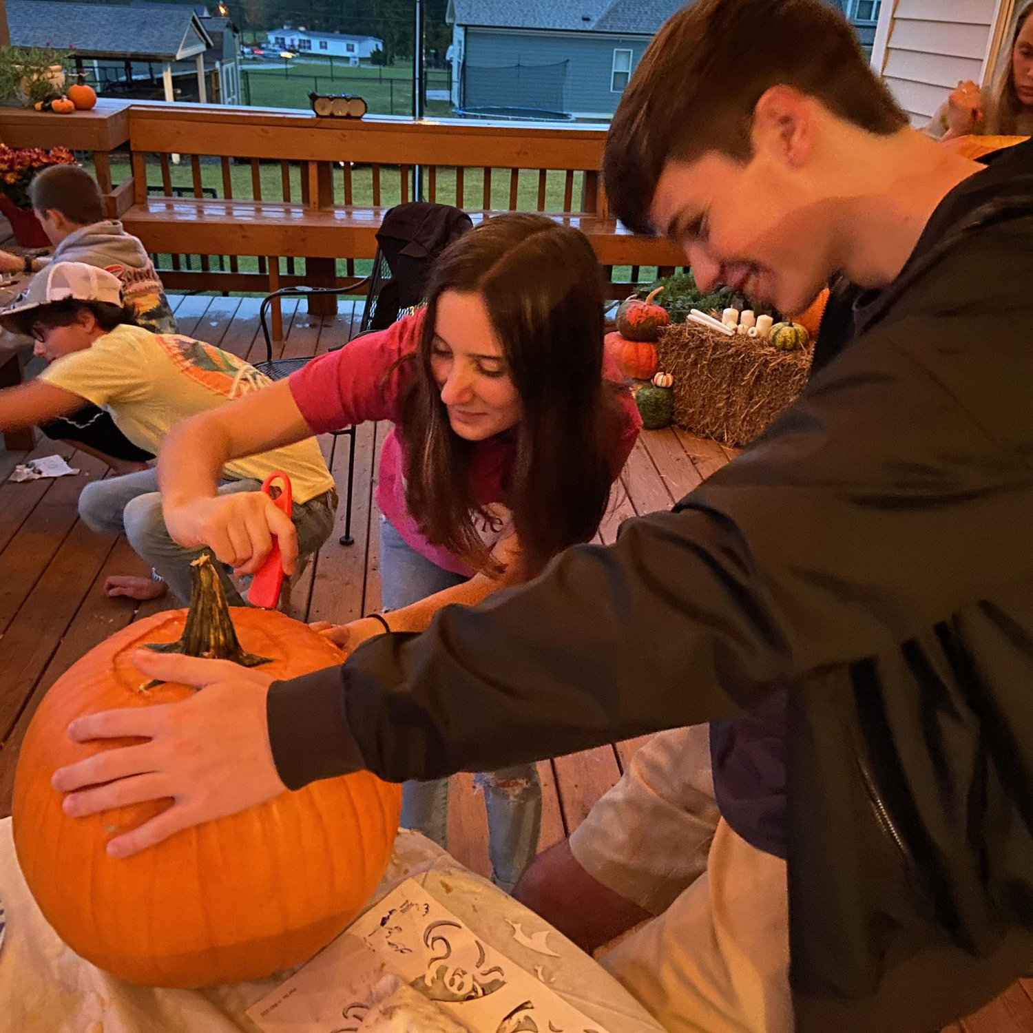 Pumpkin Carving after 1 week of dating