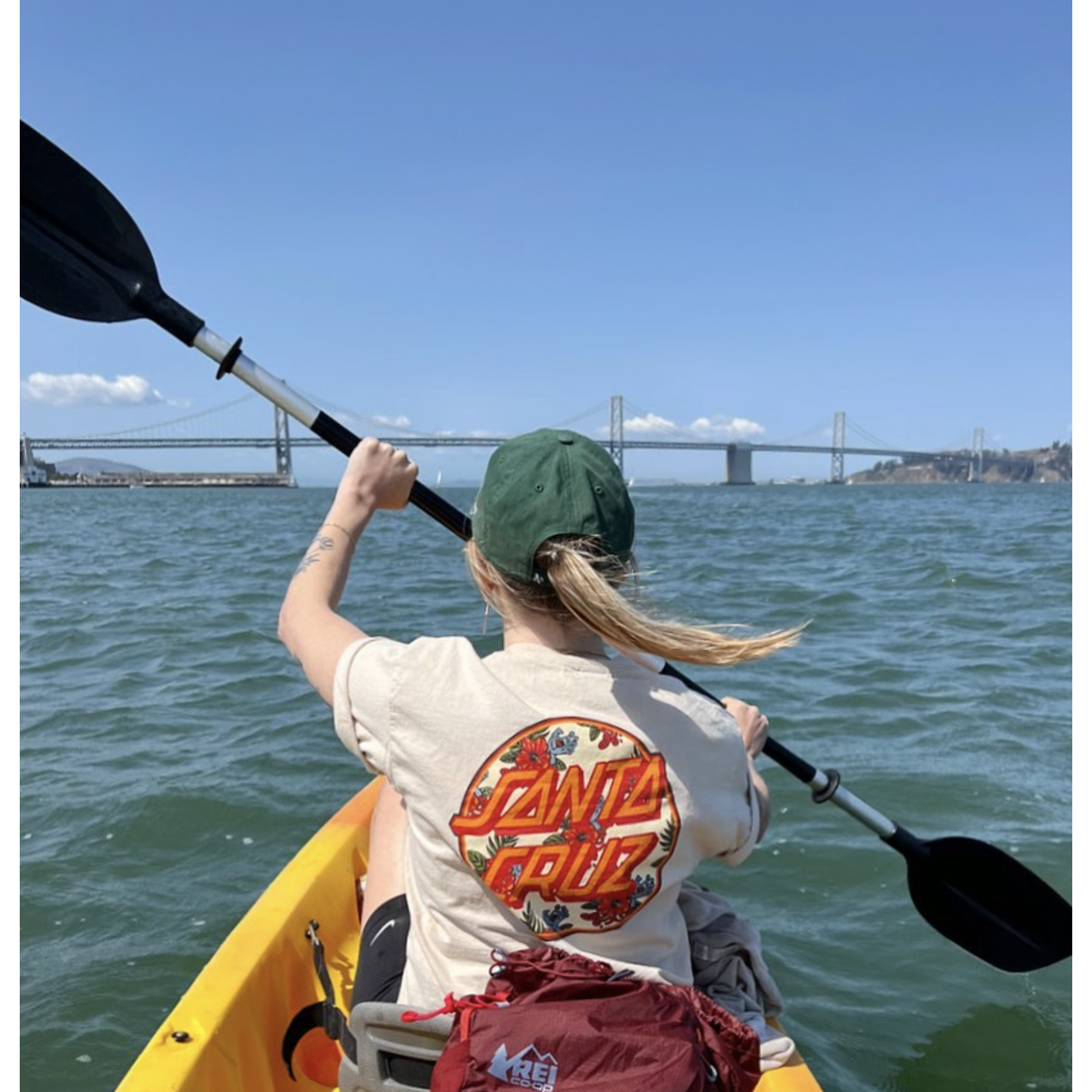 Kayaking the bay