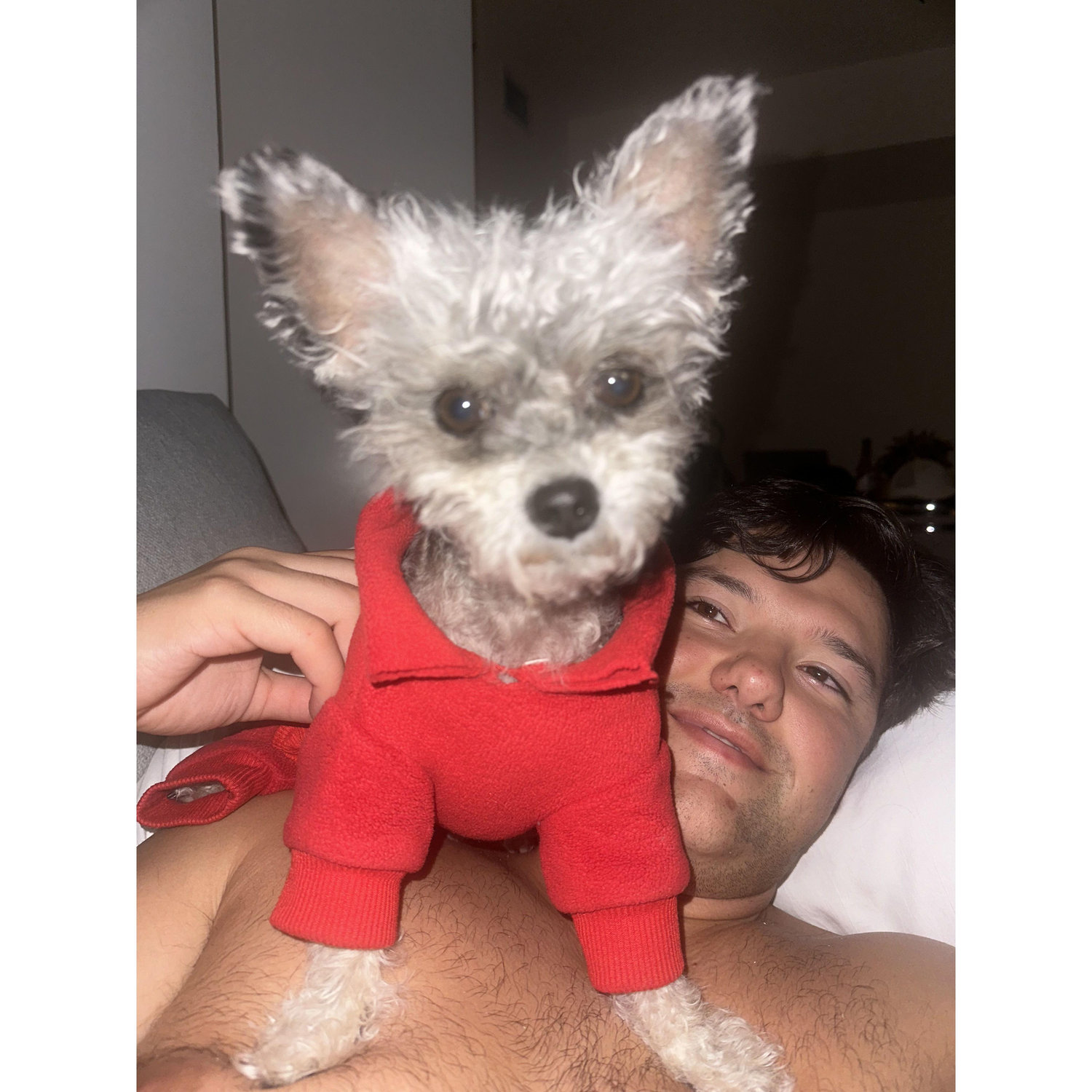 Even though when he first met Mia he thought "Oof, she's a rough one," he now says "She's the most precious thing ever"