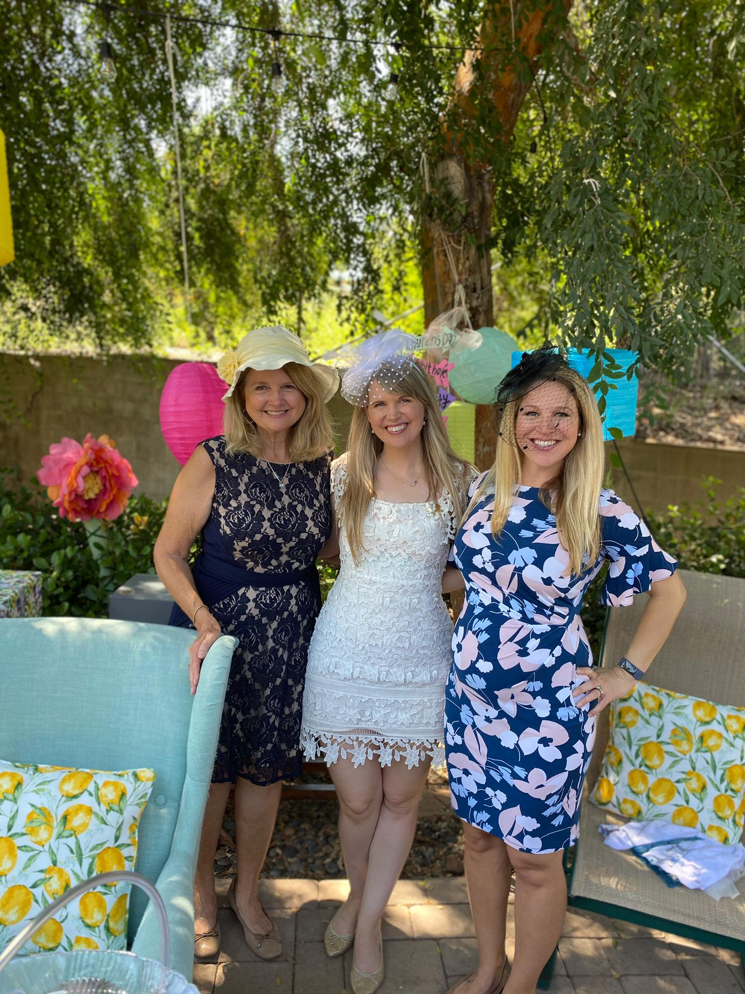 Celebrating my Bridal Shower- thank you to Kimberly, Mom, and Jessica for helping host this wonderful day.