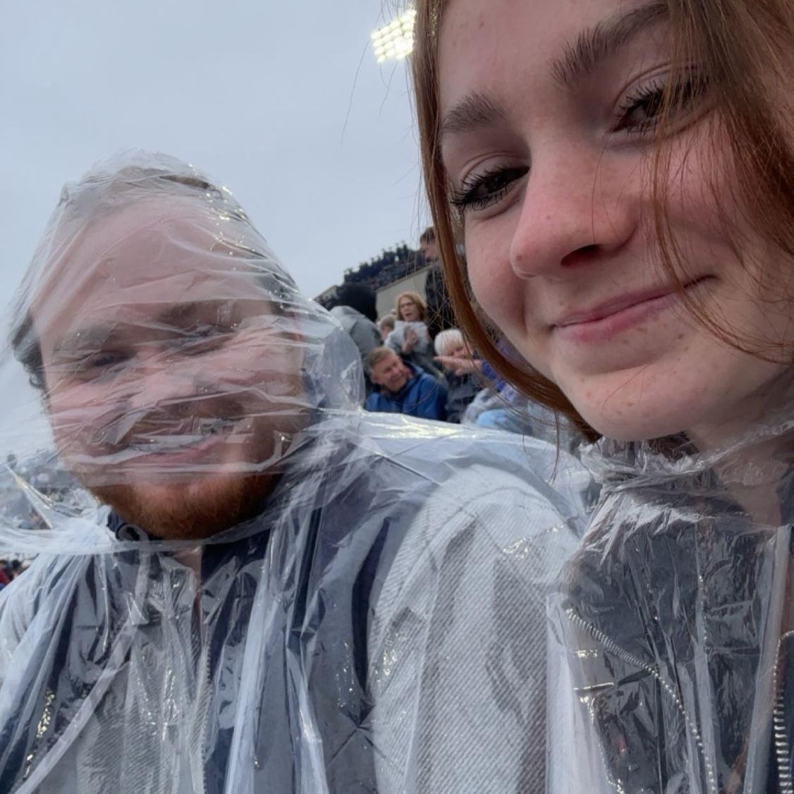 It was SO COLD and rainy in Colorado. Ponchos for the win!