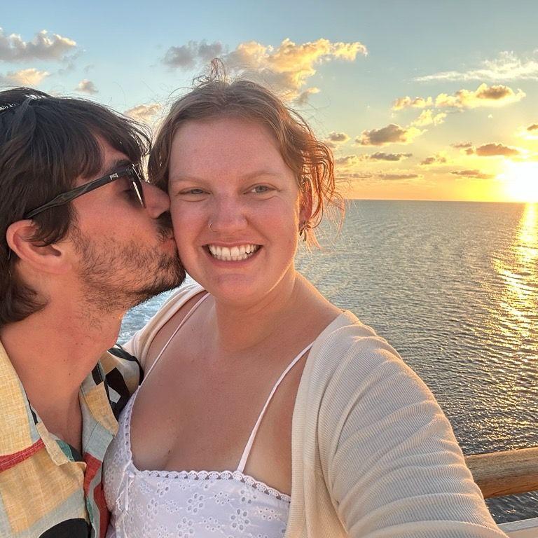 We love a sunset on the sea
