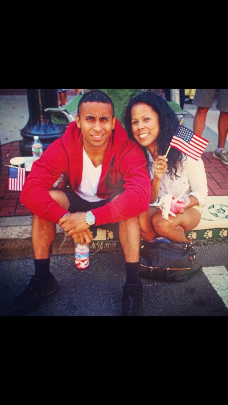 Our First Fourth Of July Together- South Plainfield, NJ 2014