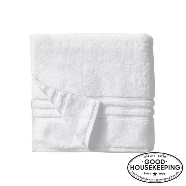 Turkish Cotton Ultra Soft Bath Towel in White