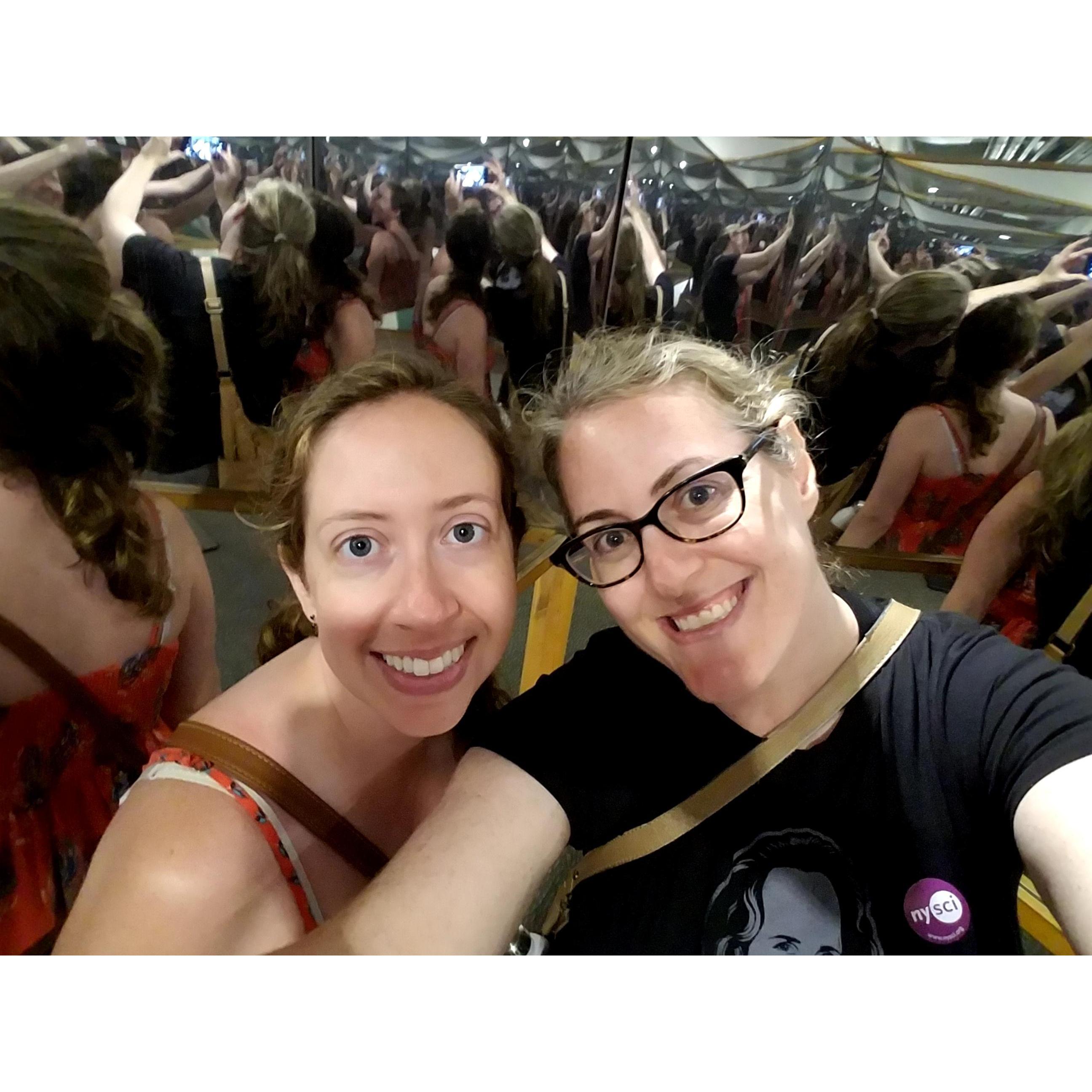 We had so much fun nerding out and being silly at the Queens Science Museum.