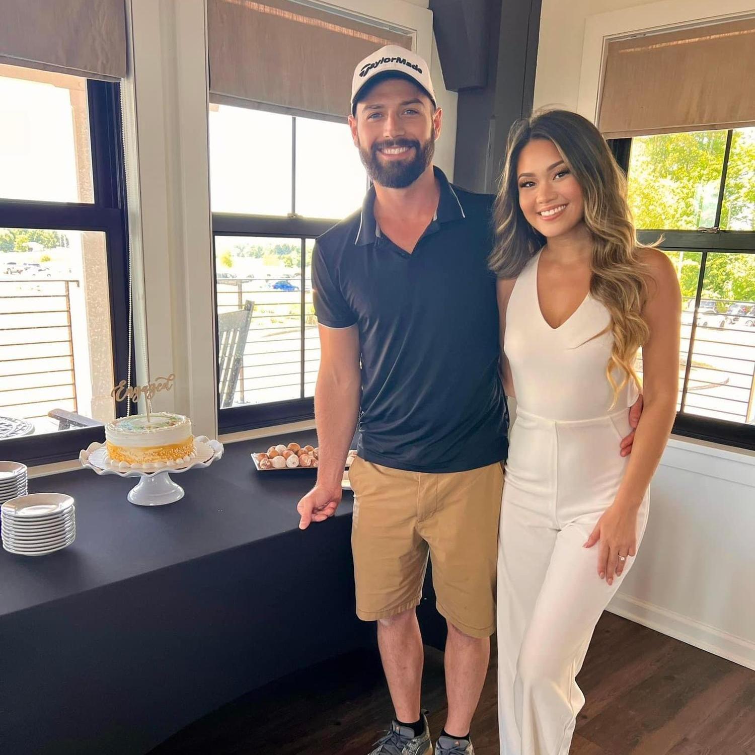 Our engagement party.. all thanks to Zach's mom, Deanna and his sister, Emily! 

Fun fact: it's at the same place where our wedding will be.