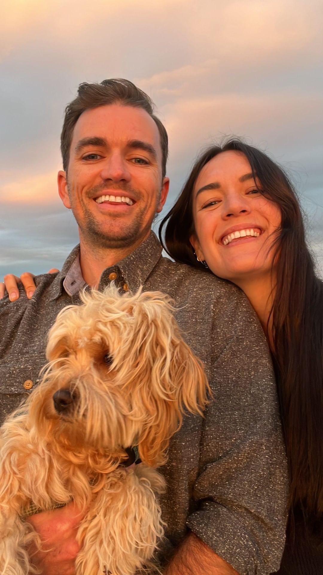 Our first sunset in our new home, Carlsbad, CA 🤍