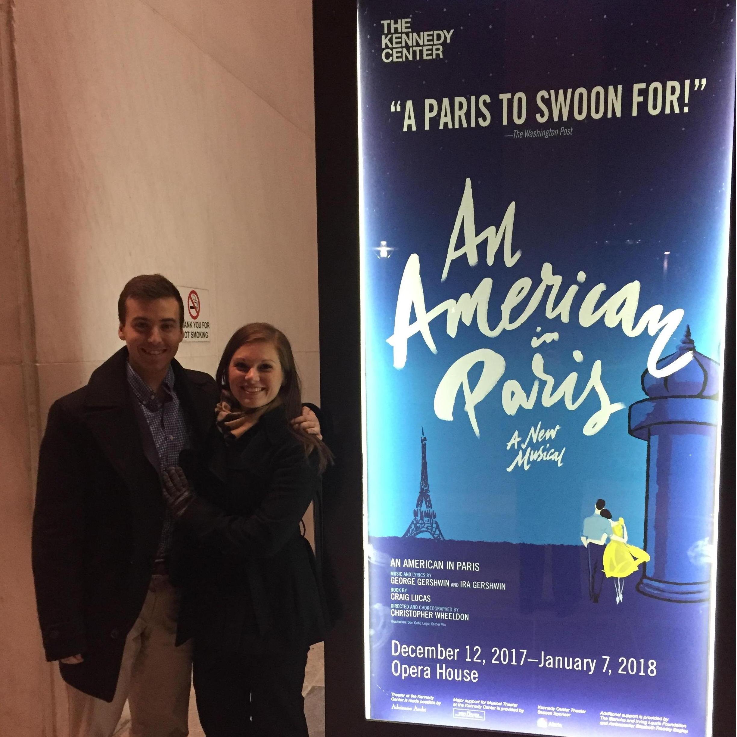 After this show, I can't blame him for not liking theater :P