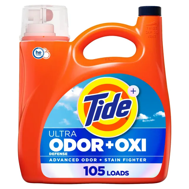 Tide Oxi Odor Liquid Laundry Detergent - 148oz