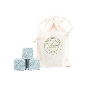 Teroforma Original Whisky Stones - Handcrafted Soapstone Beverage Chilling Cubes (CRAFT (6 Pack))