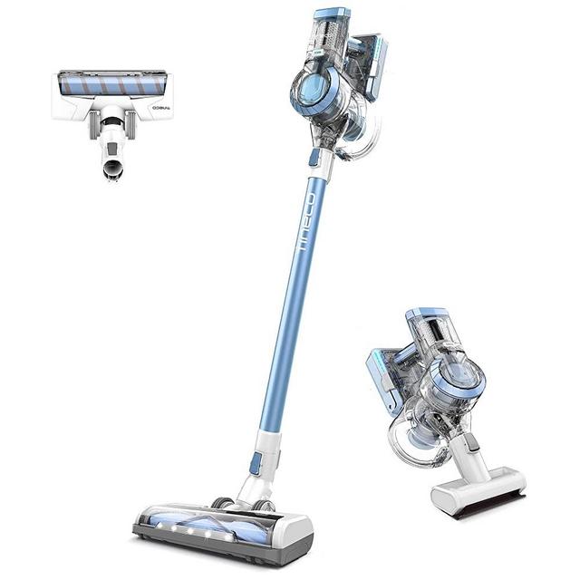 Tineco A11 Tango Cordless Stick Vacuum Cleaner, 120W Strong Suction 2 Powered Cleaner Head for Hard Floor Carpet Car Pet Hair