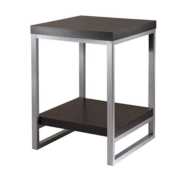 Winsome Wood Jared End Table, Espresso Finish