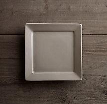 Chinese Porcelain Square-Rimmed Dinner Plate (Set of 4)