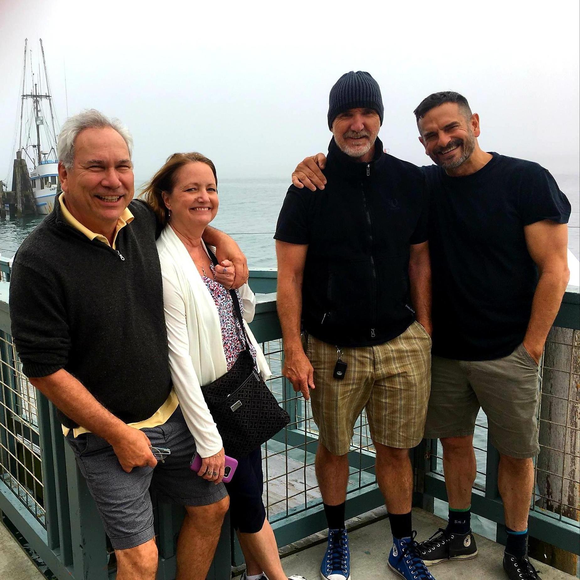 George & Hope with Matt McClelland & his husband Ken Ferraris