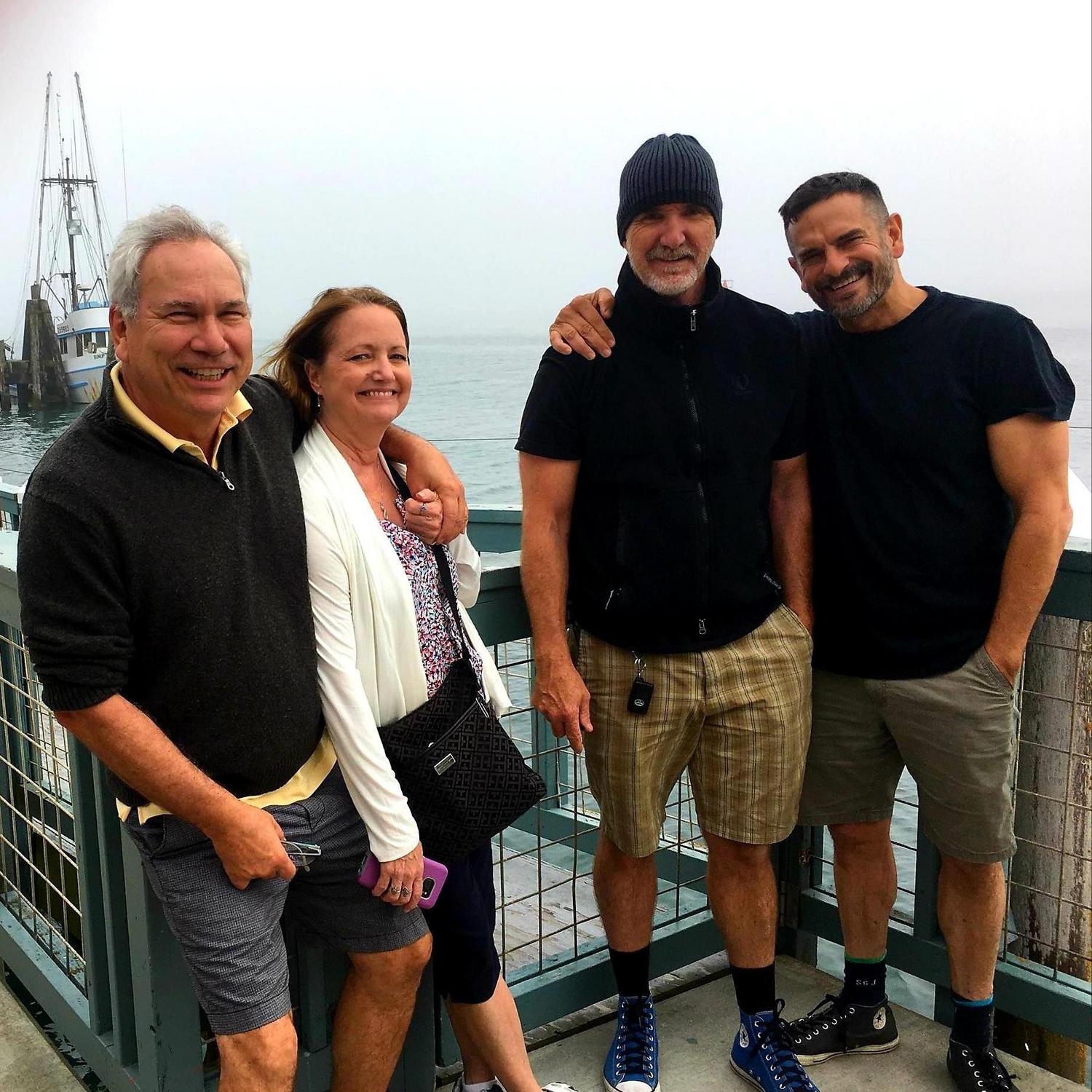 George & Hope with Matt McClelland & his husband Ken Ferraris