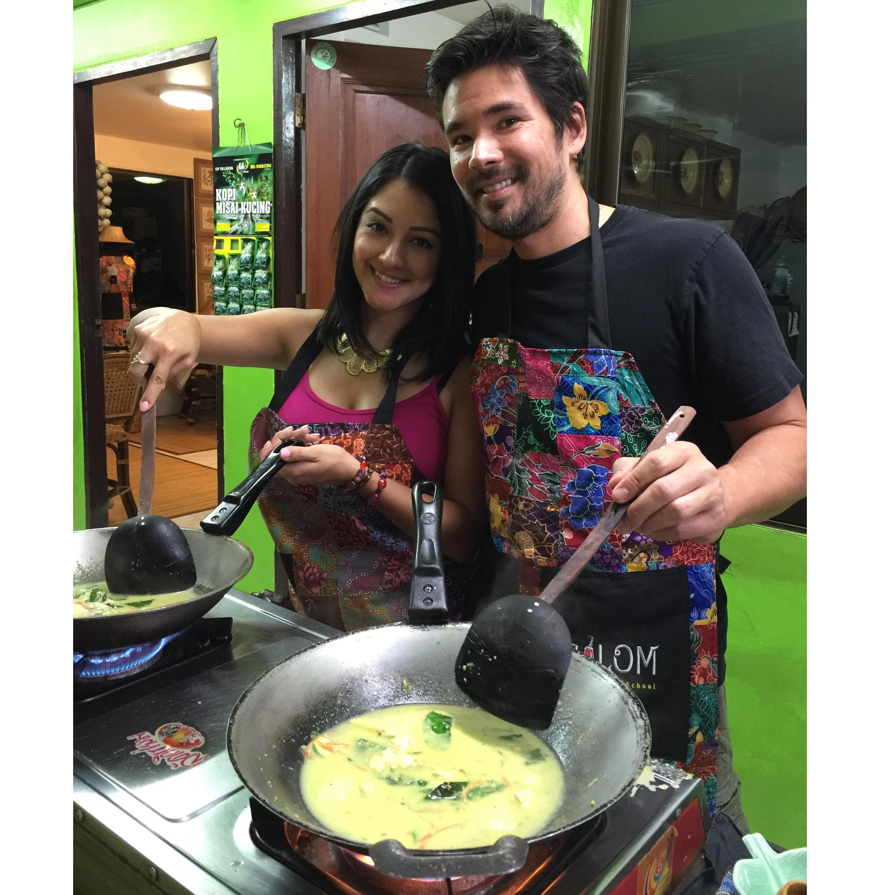 Cooking school in Bangkok, Thailand - 2015