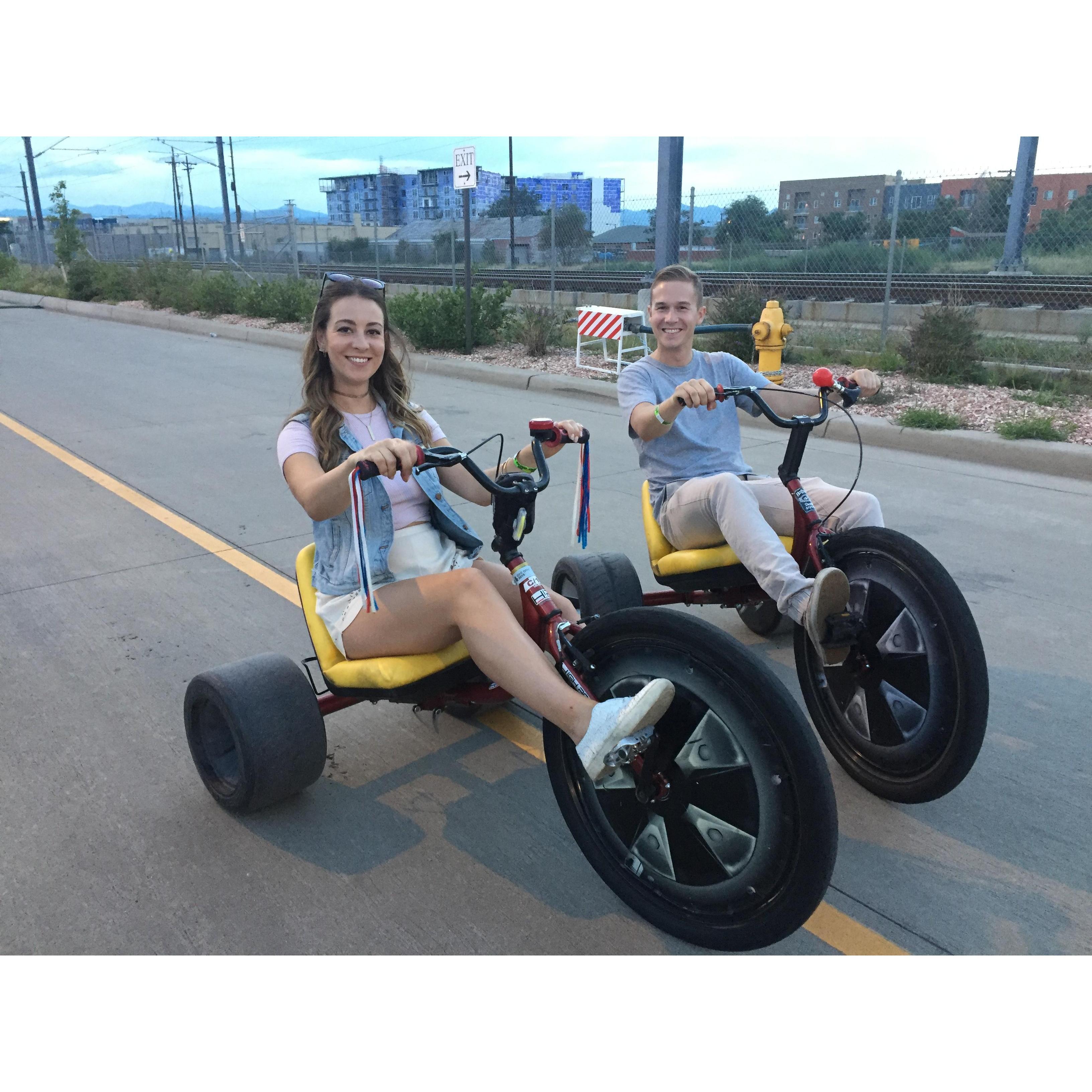 Biking around RiNo at Velorama