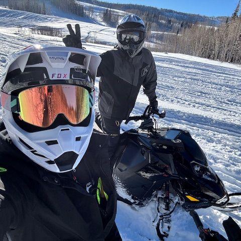 First time Snowmobiling