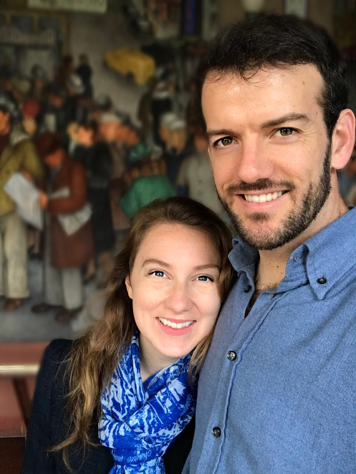The 1st day Brady & Sarah saw each other after months of being long distance. This picture was taken at Coit Tower where Brady asked Sarah to kiss her for the 1st time & where he ended up proposing!
