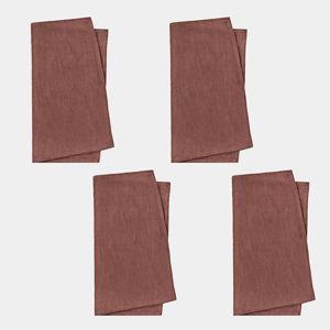 Mingle & Co. 4-Pack Woven Napkin Set in Rust