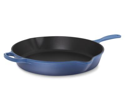 Le Creuset Signature Enameled Cast Iron Deep Skillet, 13", Lapis