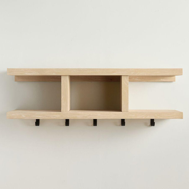 Newport Entryway Wall Shelf, Mist