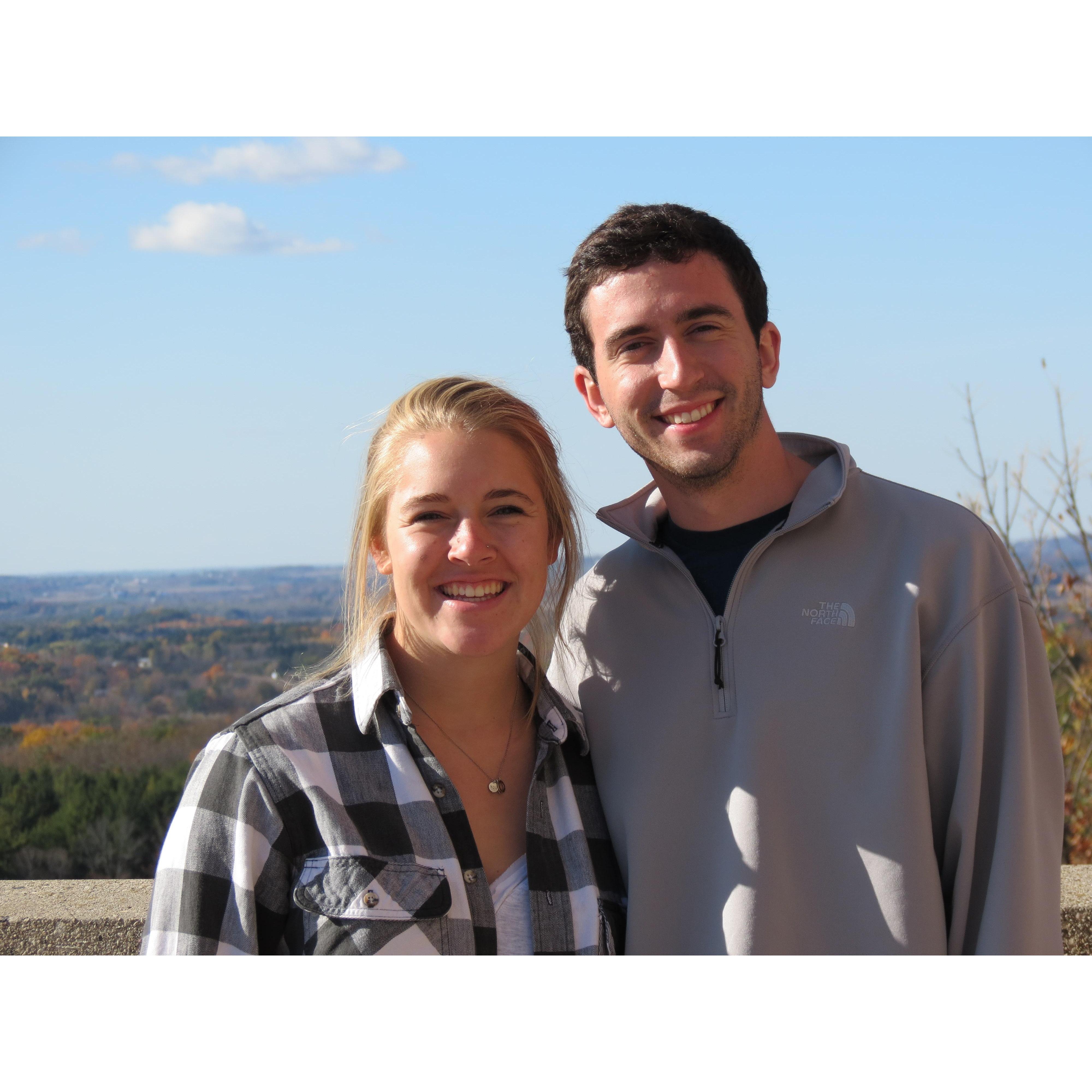 This was the first time Jon visited Carly's home in Stone Bank, Wisconsin.