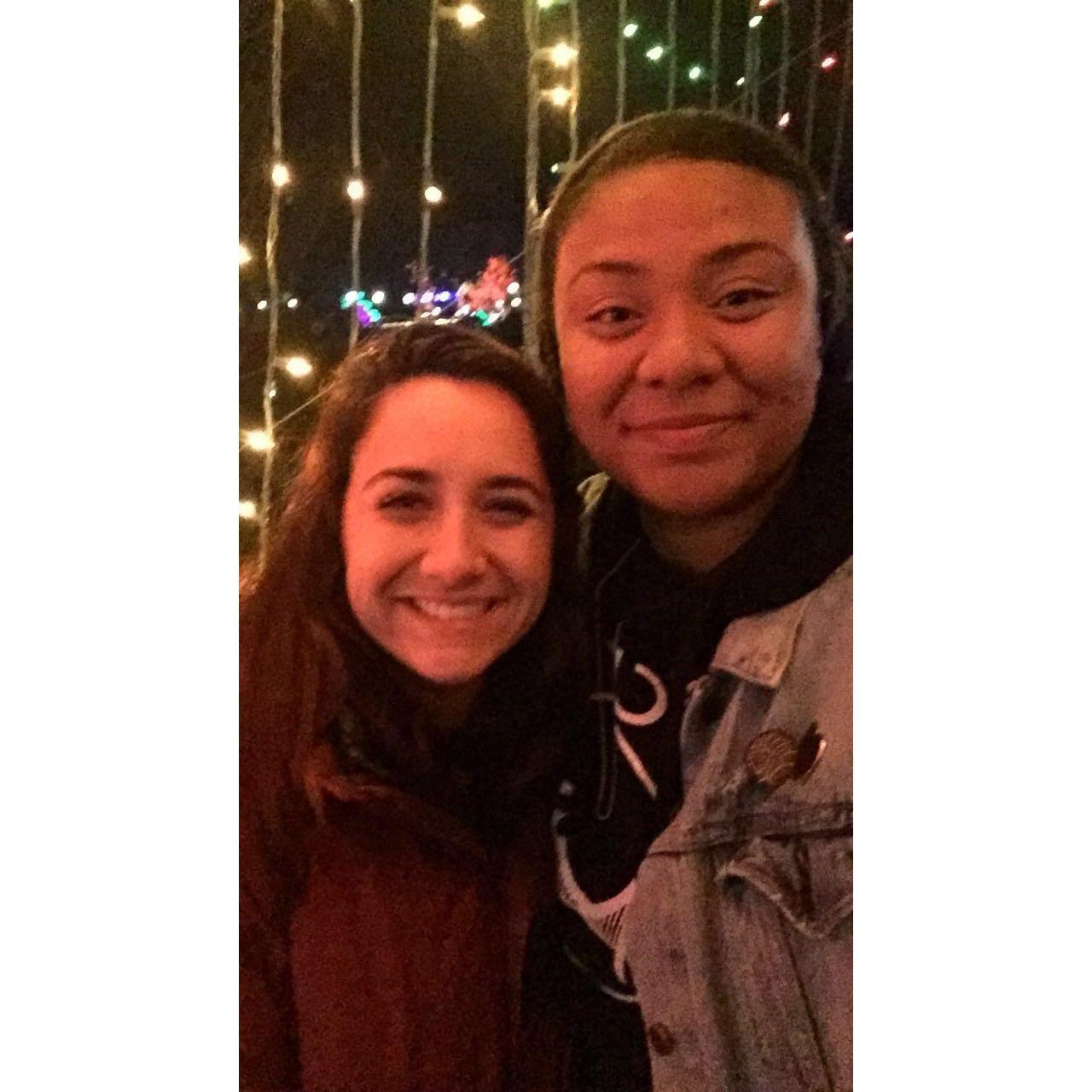 The start of a Christmas Zoo Lights/ Velvet Taco tradition.