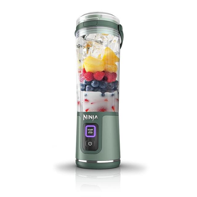 Ninja BC151WH Blast Portable Blender, Cordless, 18oz. Vessel, Personal Blender-for Shakes & Smoothies, BPA Free, Leakproof -Lid & Sip Spout, USB-C Rechargeable, Dishwasher Safe Parts, White