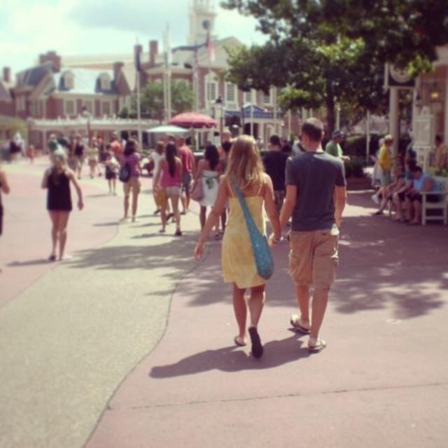 July 2009 - Free day in Disney World after a parade performance in the Magic Kingdom