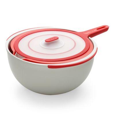 Lékué  3-Piece Mixing Bowl Set in Red