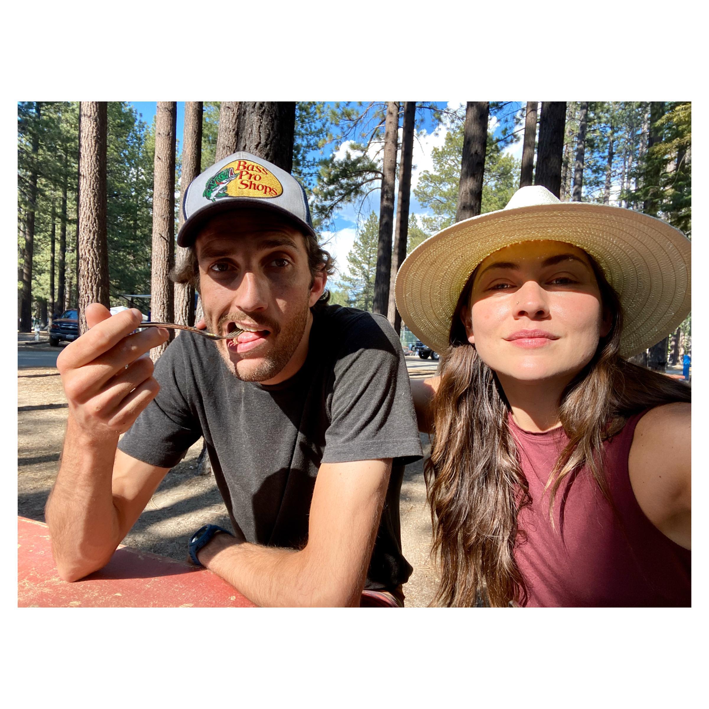 Lunch in Lake Tahoe, June 2020