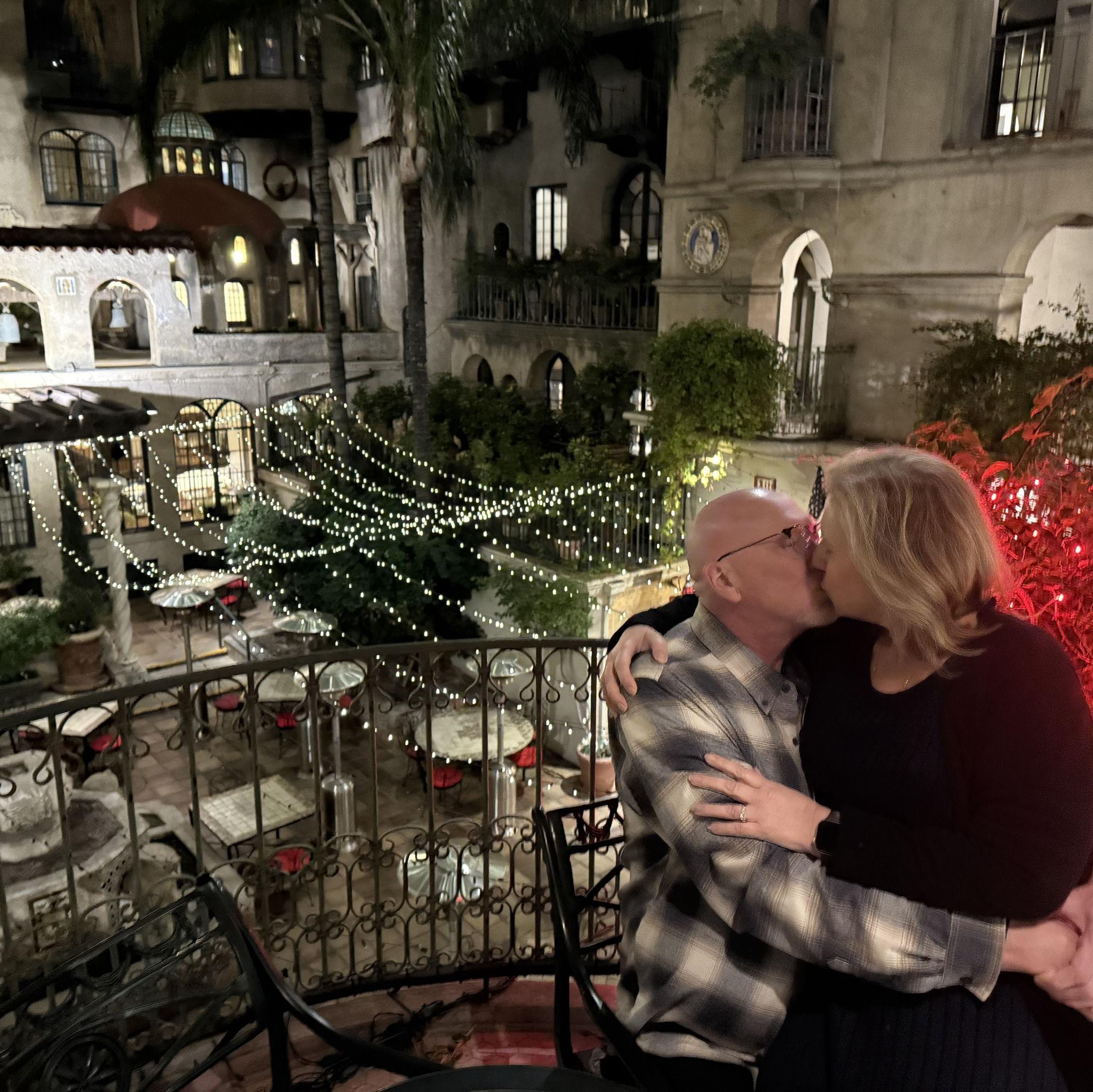 Right after the proposal at the Mission Inn