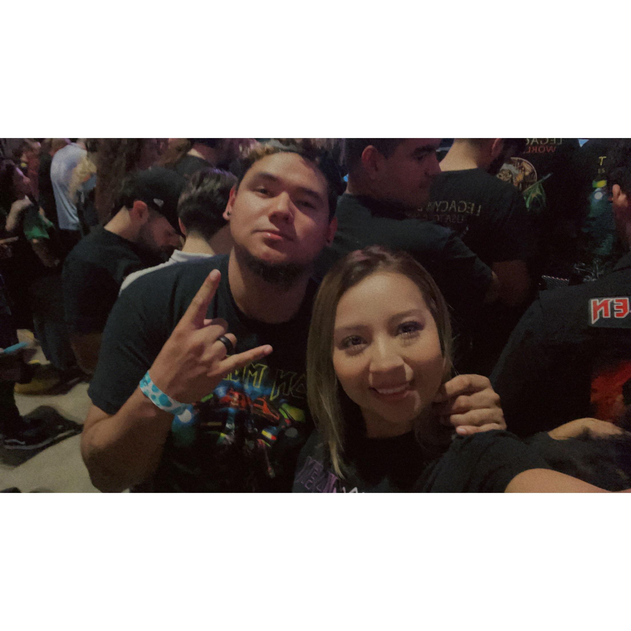 Our Second Iron Maiden Concert