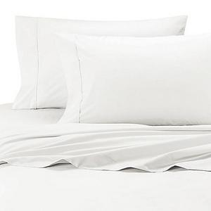 500 Thread Count Cotton Wrinkle-Free Queen Sheet Set in White