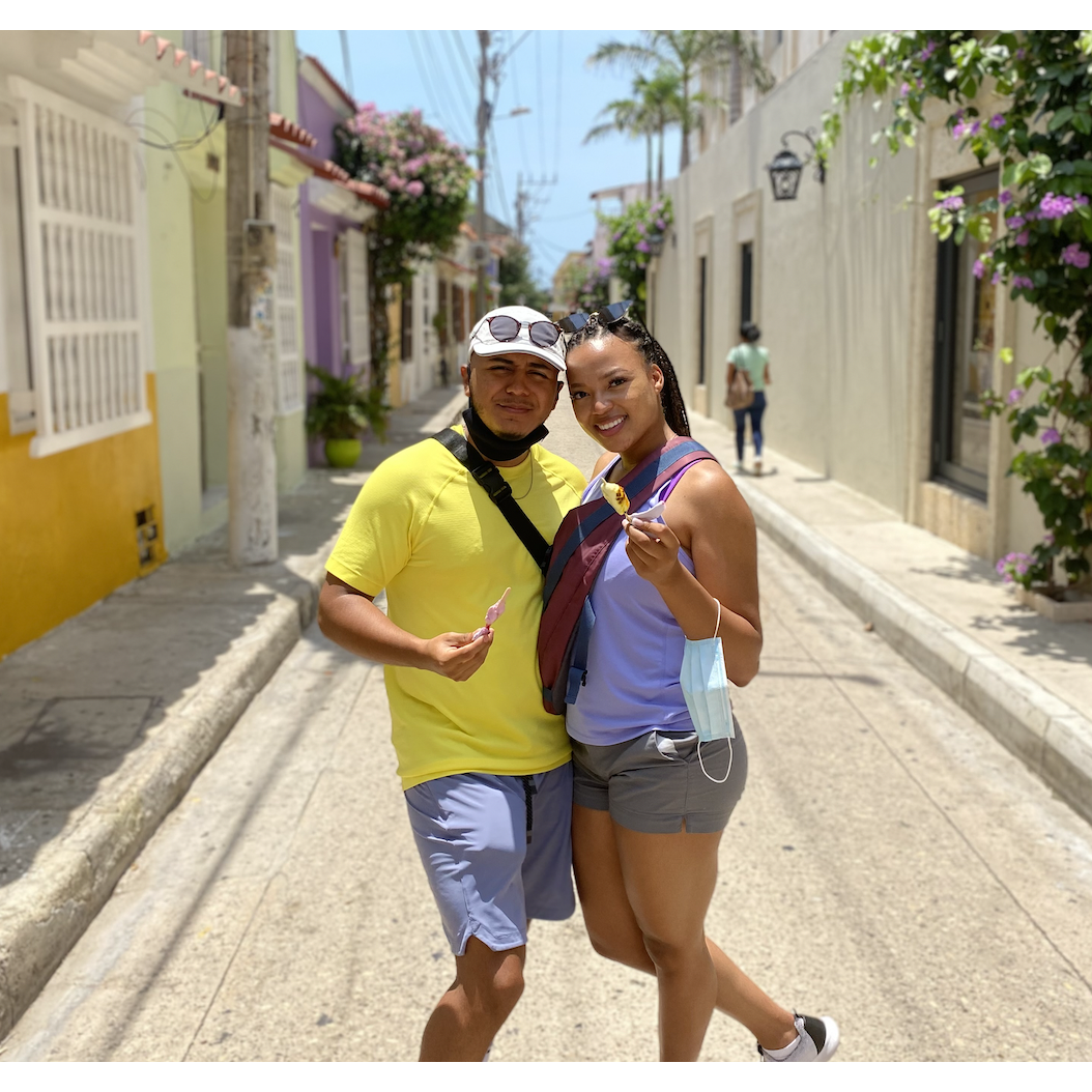 Took him to Colombia for the first time