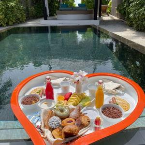 Romantic Poolside Breakfast for Two