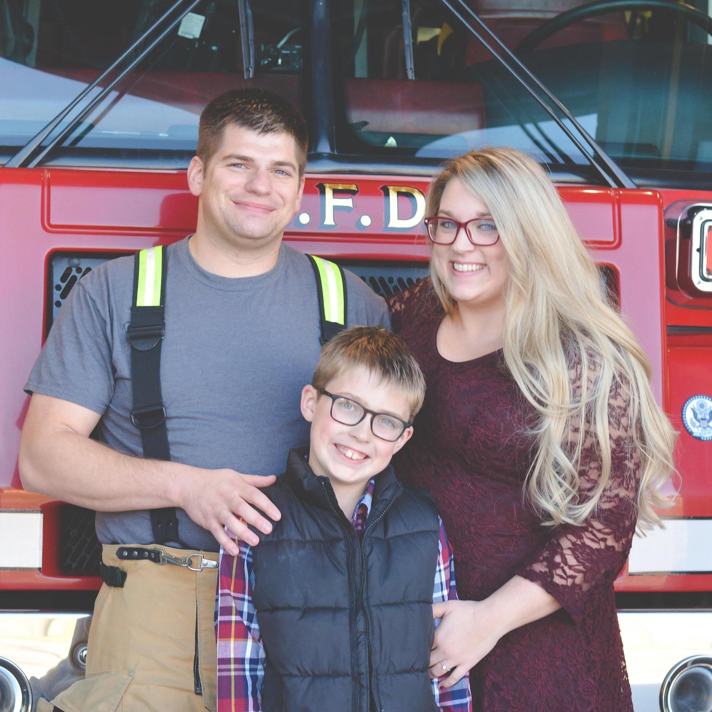 Our official engagement photo as a family