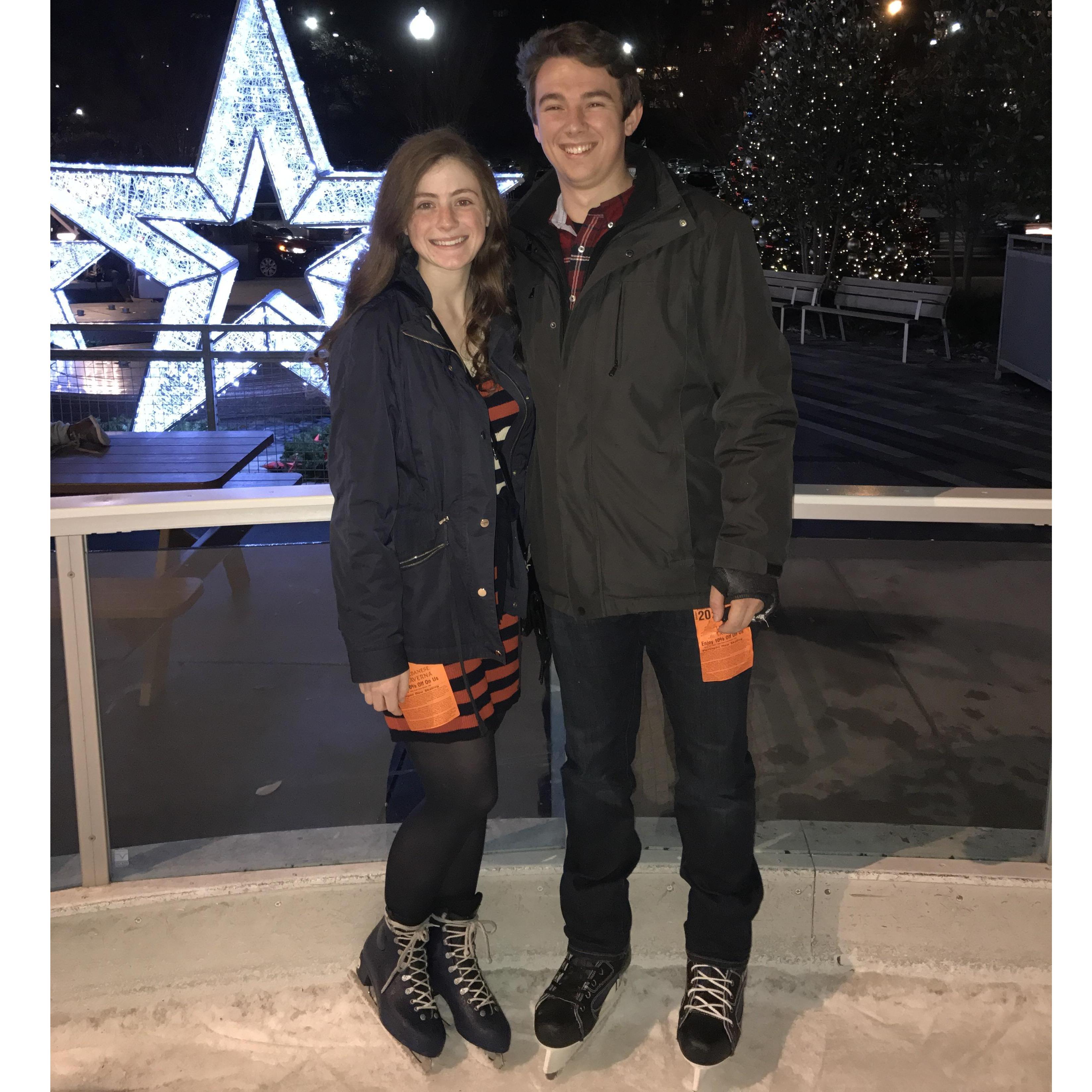 Ice skating in Pentagon City