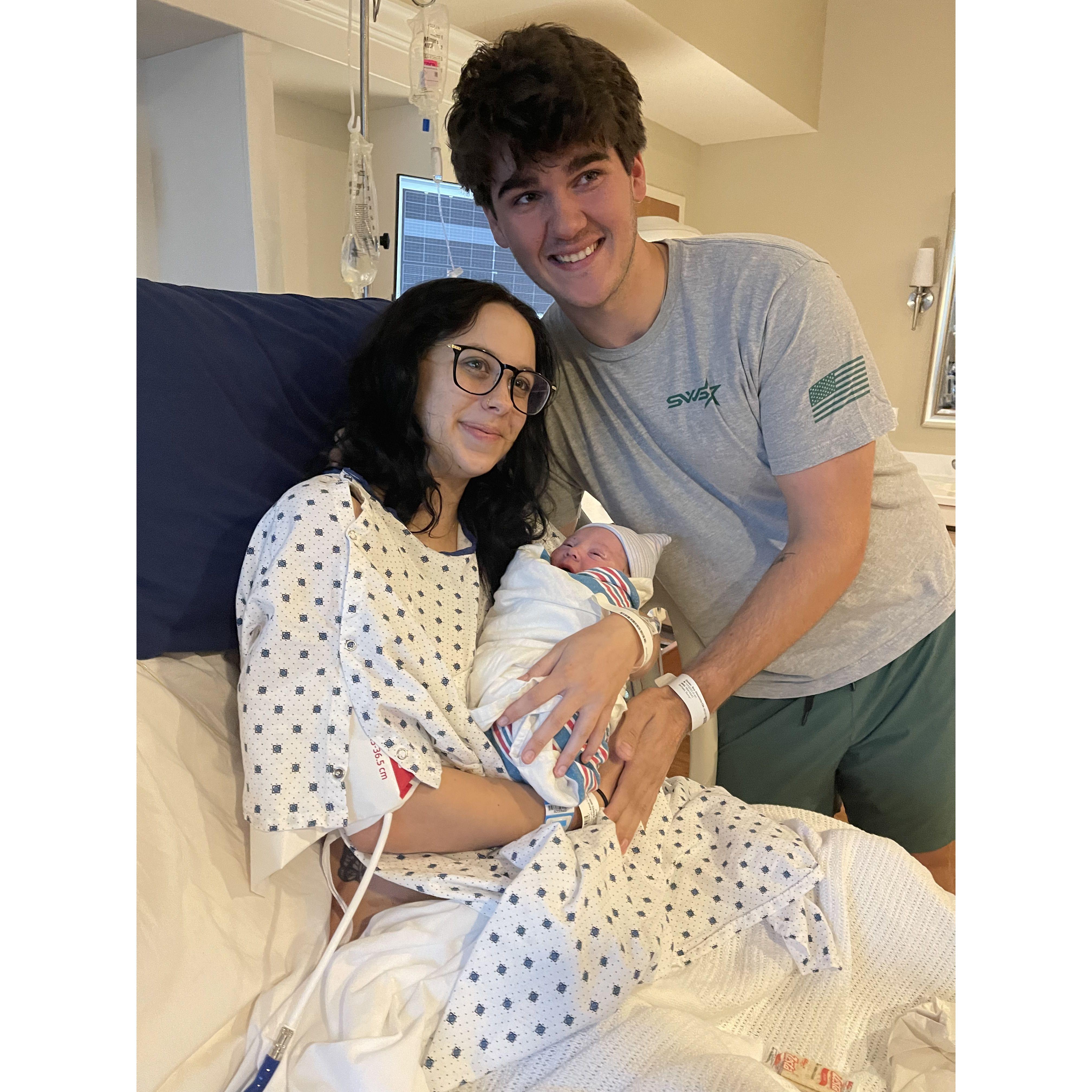 The day we welcomed Flynn into the world!