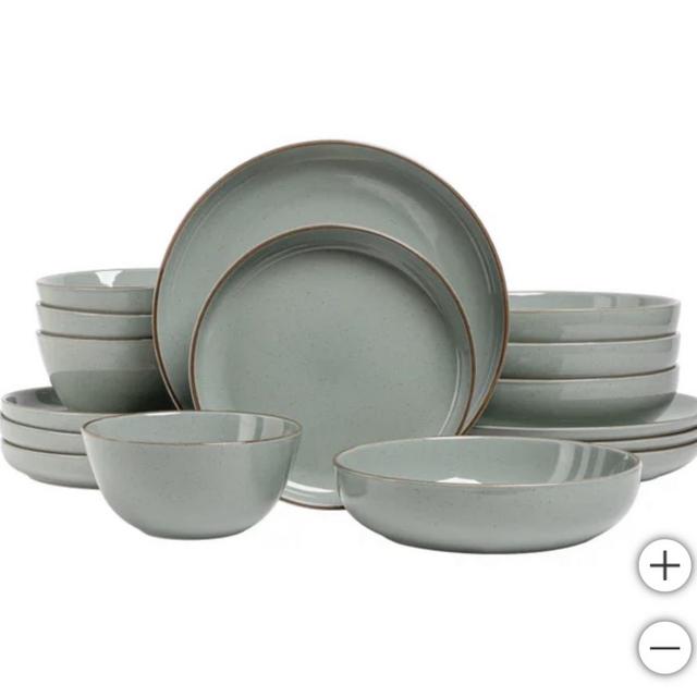 over&back Options 16-piece Dinnerware Set