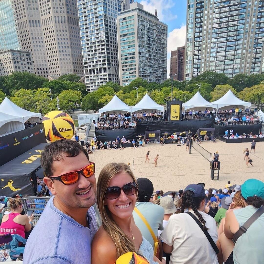 AVP volleyball in Chicago