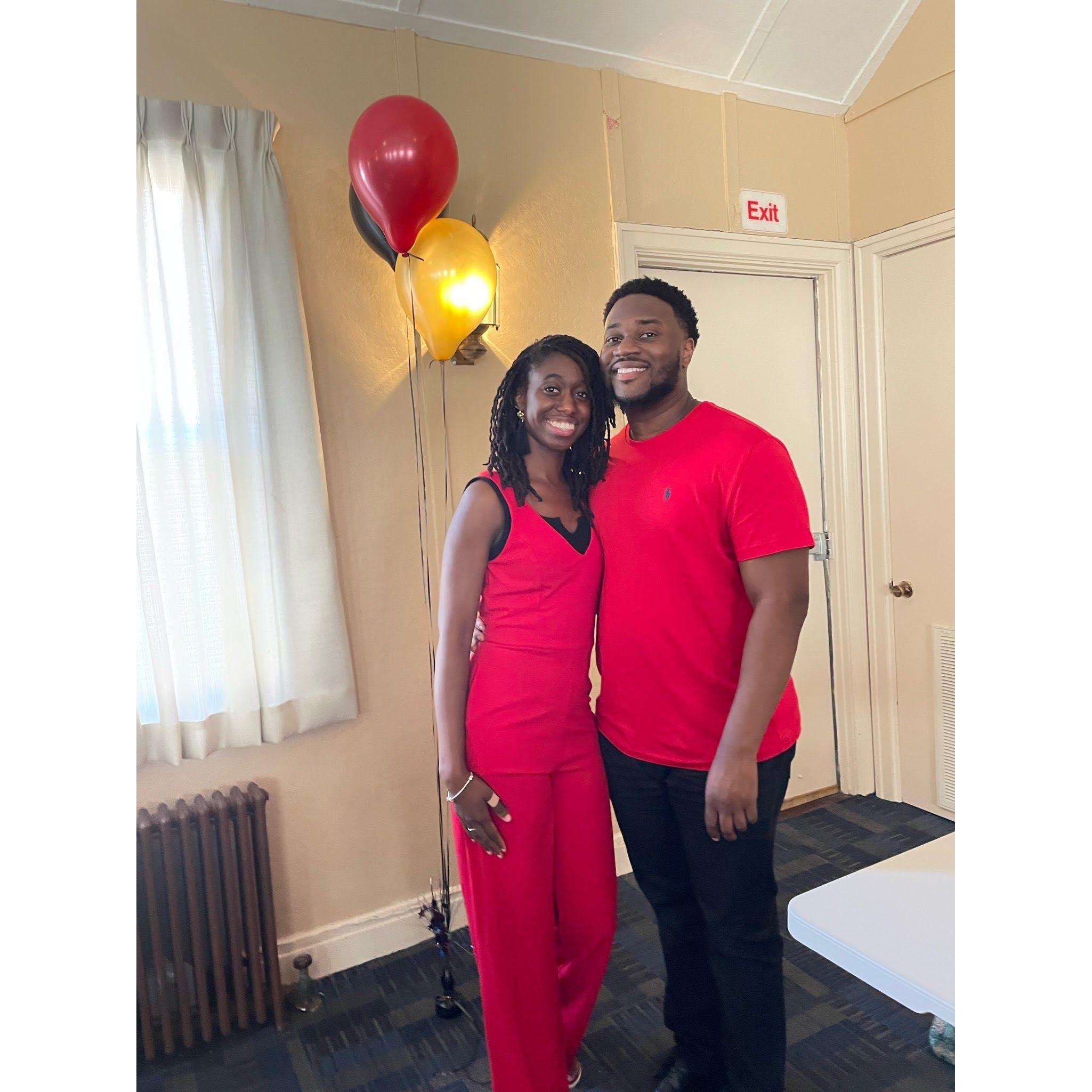 Celebrating Terrence's parents' 40th wedding anniversary!