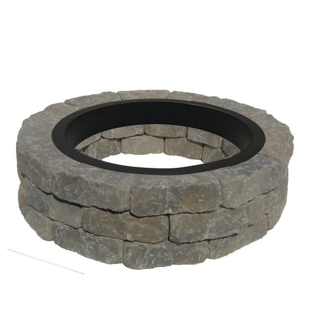 43.5-in W x 43.5-in L Allegheny Concrete Firepit Kit