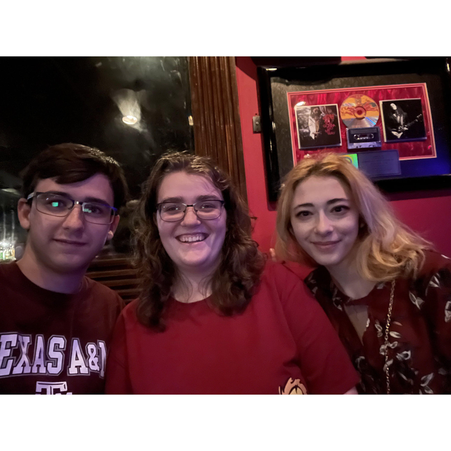 Left, Cameron, Middle, Kamber, and Right, Katie @ the Scout Bar October 2021